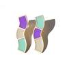MATTER MATTERS Wave Studs - Purple & Mint - Thumbnail 5