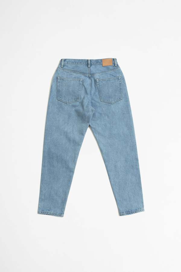 Hatski Loose Tapered Denim - Ice Blue | Garmentory