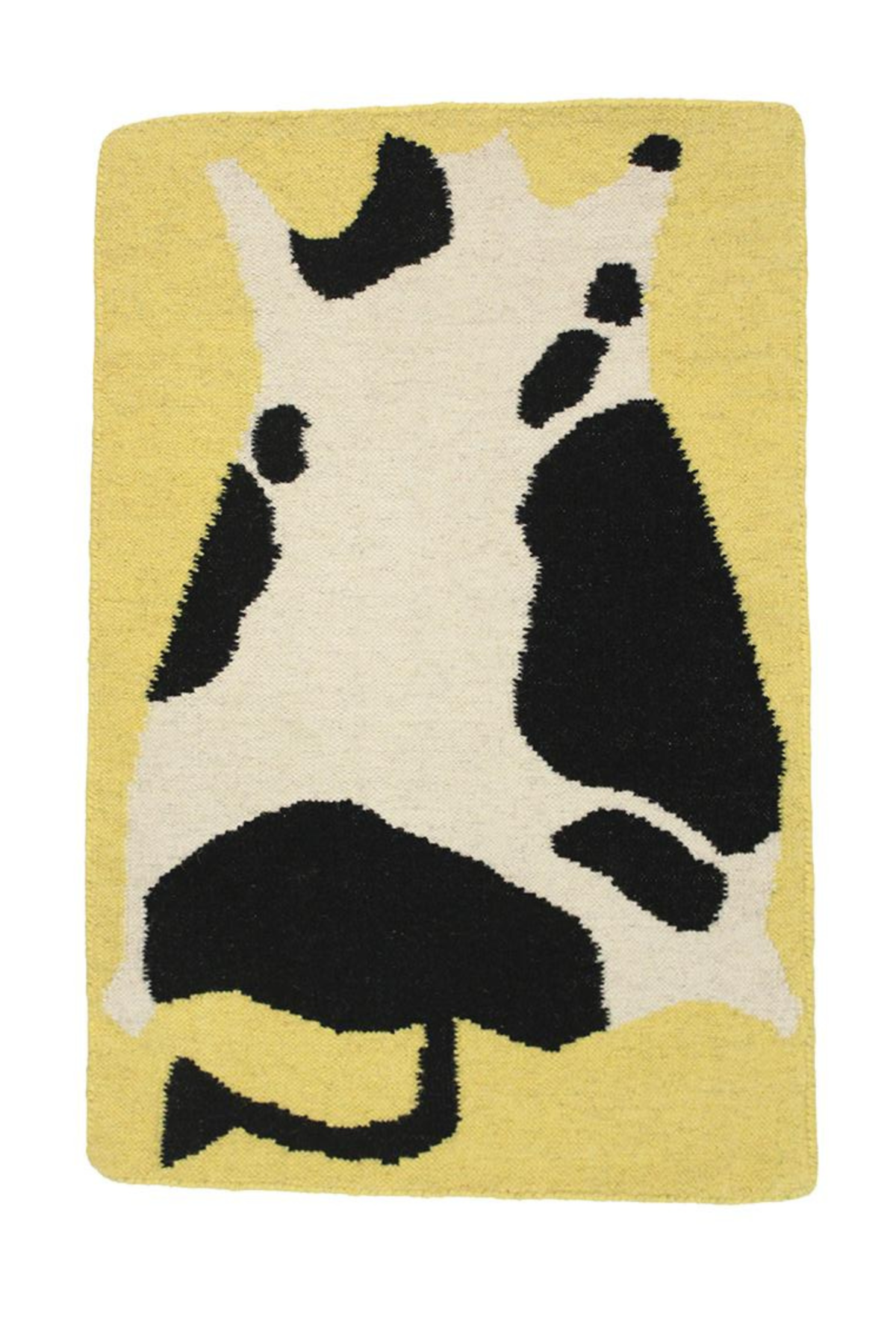 2 x 3 ft. Flatwoven Cow Rug - Thumbnail 2