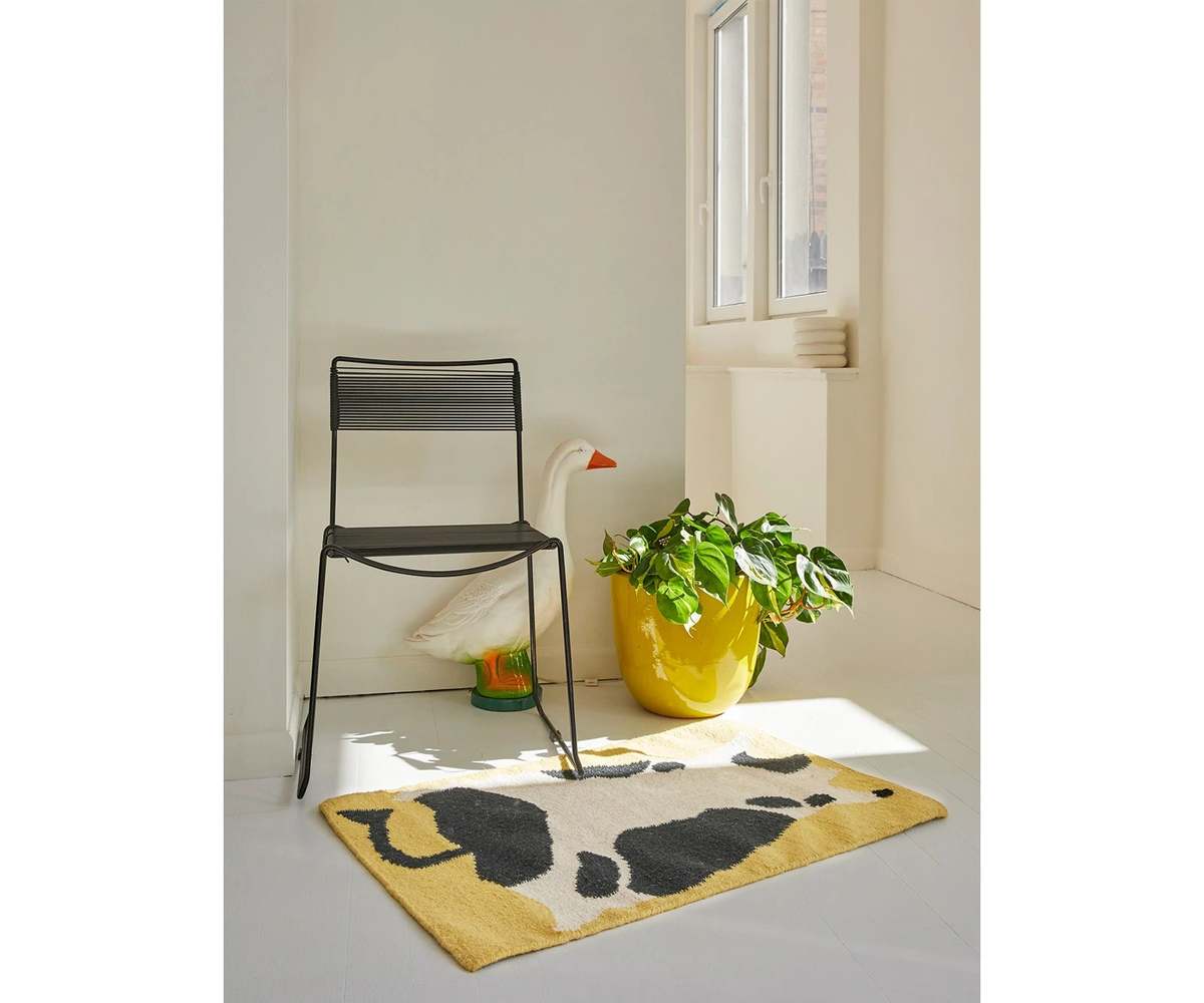 2 x 3 ft. Flatwoven Cow Rug