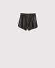 YVES SALOMON Leather Shorts - black - Thumbnail 2