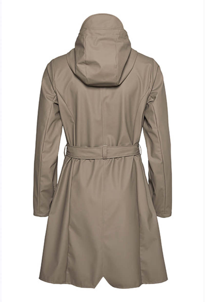 【ランプアイ】River Opera Coat Taupe Rains Curve Jacket - Taupe | Garmentory