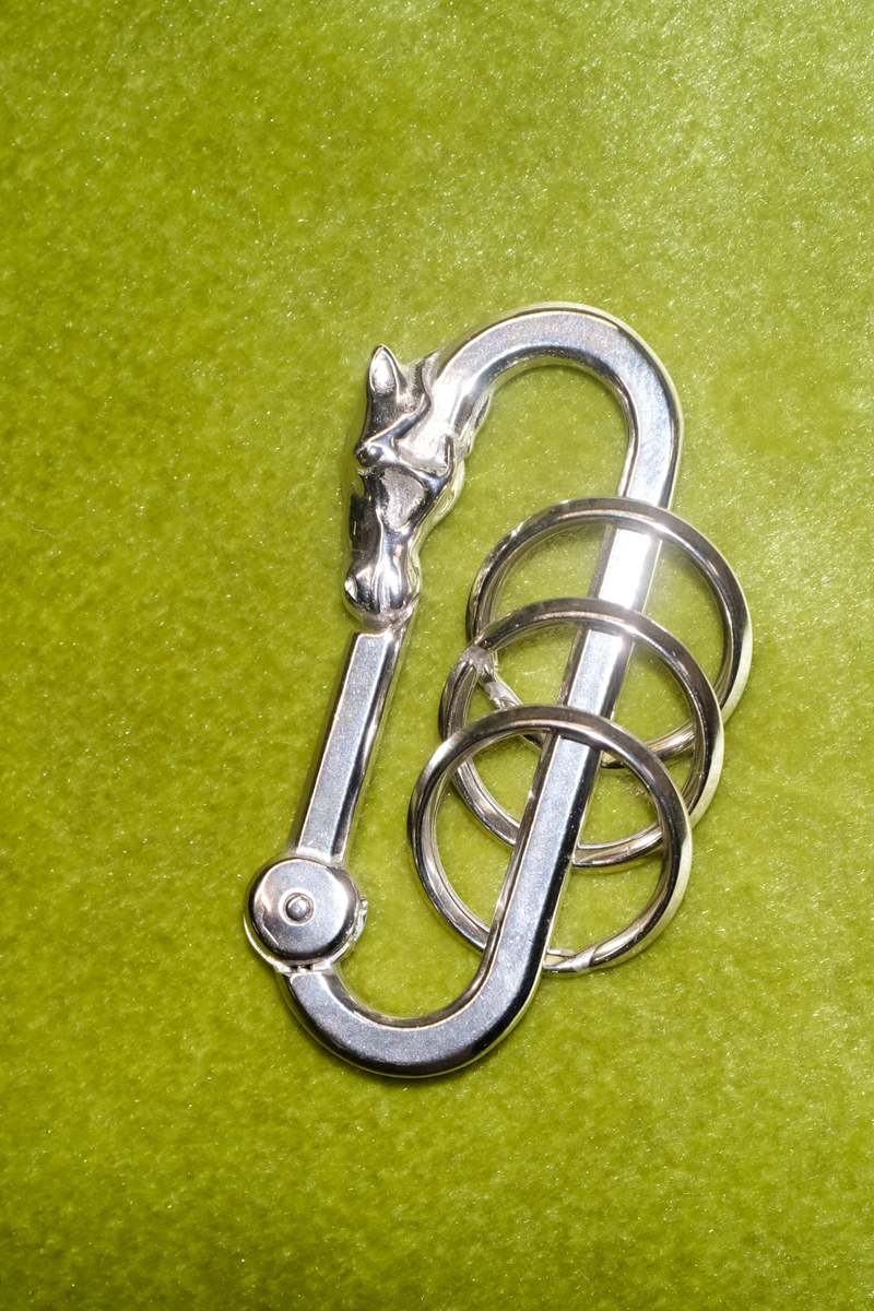 SILVER HORSES ラージローラーキーリング925 約63.6g SILVER HORSES