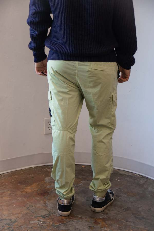 Stone Island cargo jogger - light green | Garmentory