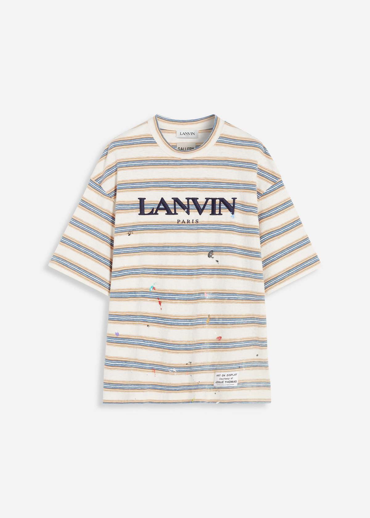 Lanvin X Gallery Dept Embroidered Oversized T-shirt - Multi 