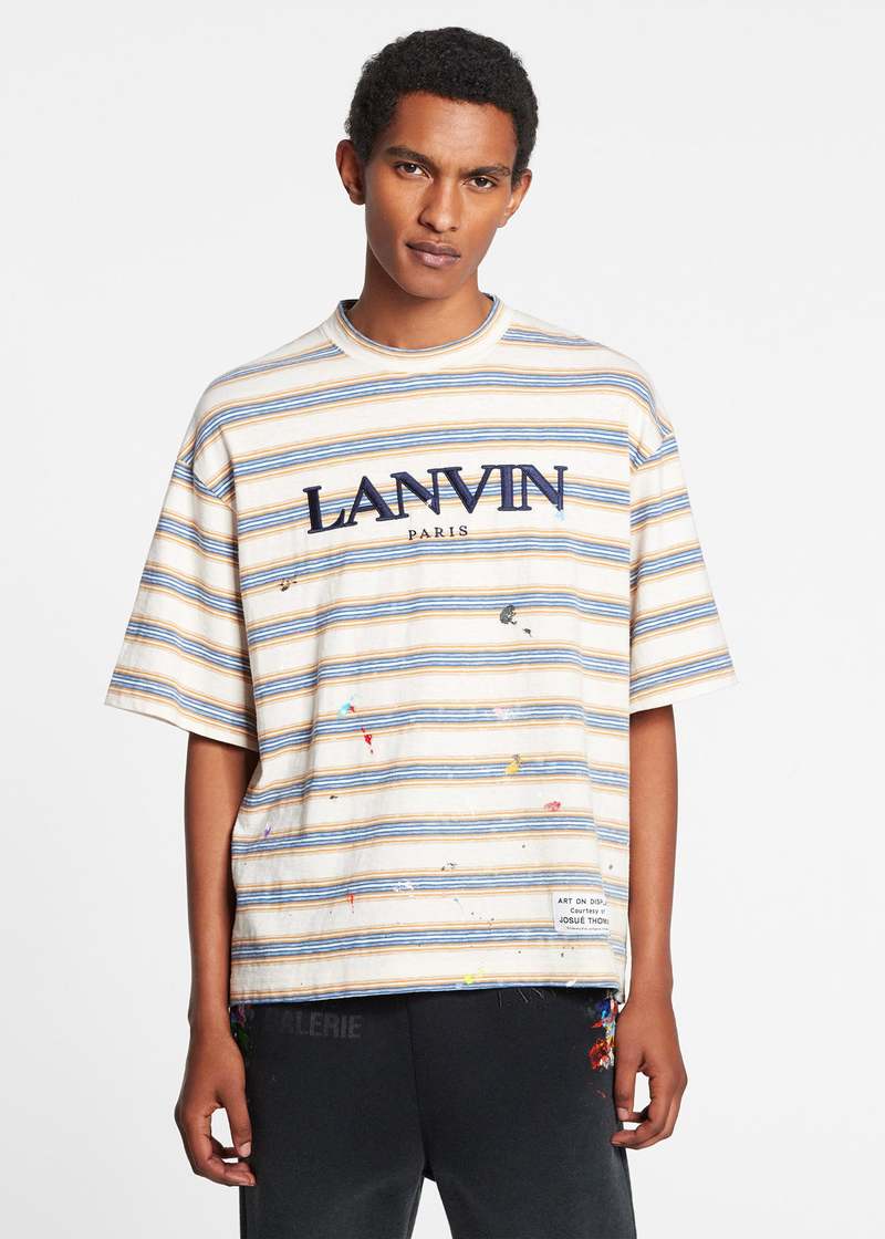 Lanvin X Gallery Dept Embroidered Oversized T-shirt - Multi
