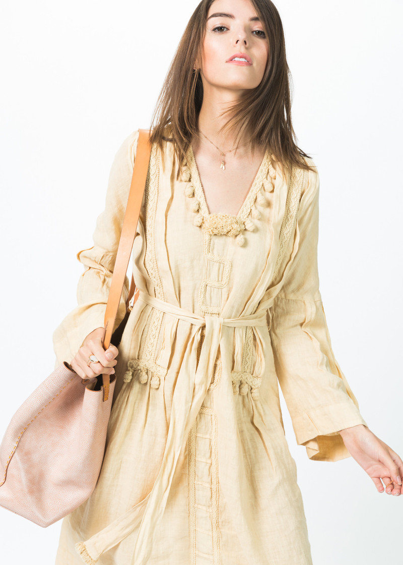 Luna Bi Embroidered Tassel Dress | Garmentory Luna Bi Embroidered Tassel Dress | Garmentory
