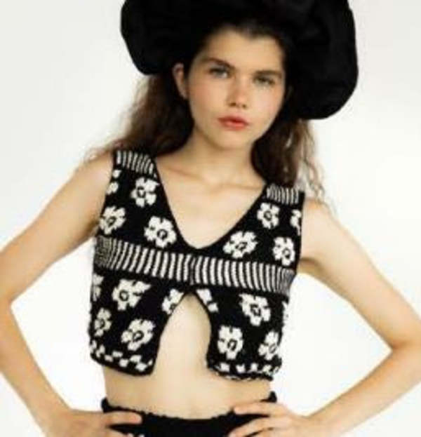 Tach Clothing Loreza Knit Top Black/White Garmentory