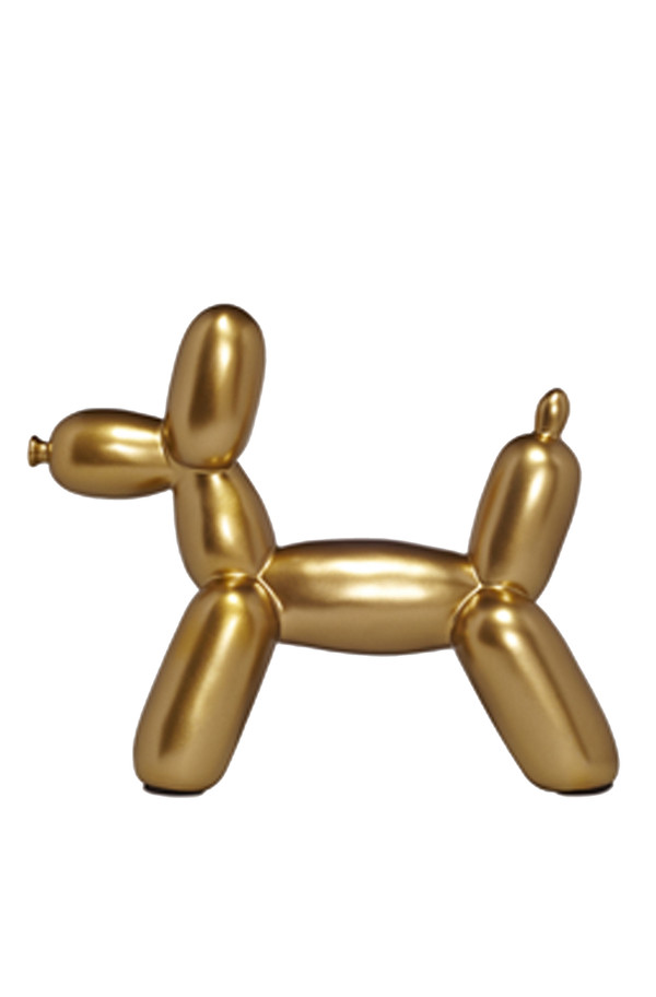 NYC CERAMIC BALLOON DOG BOOKEND MATTE GOLD Garmentory