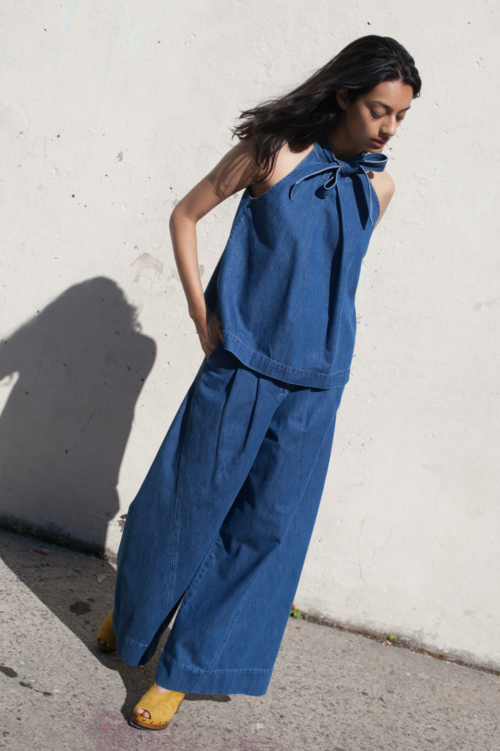 Ulla Johnson Lange Jean in Denim Garmentory