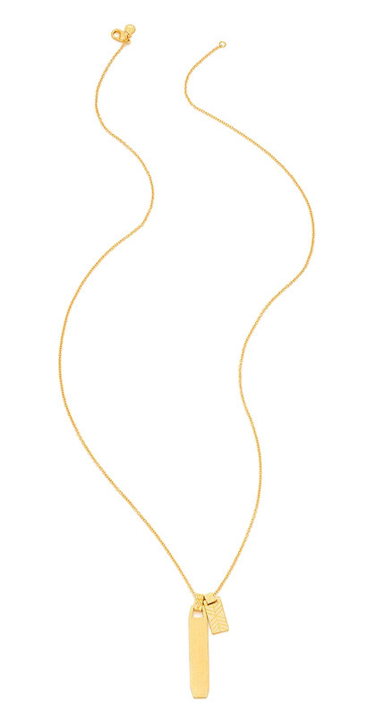 Gorjana Billie Etched Necklace Gorjana Billie Etched Necklace