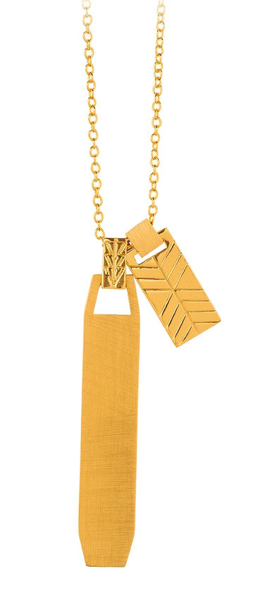 Gorjana Billie Etched Necklace Gorjana Billie Etched Necklace