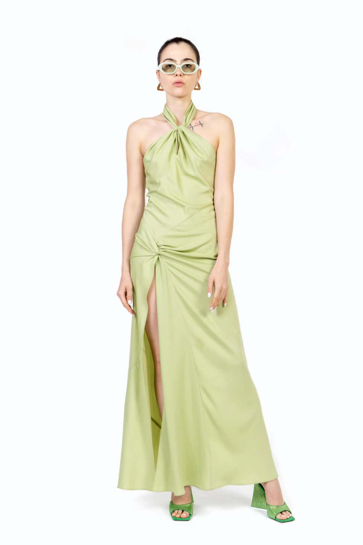 Ronny Kobo SELINA DRESS - SAGE | Garmentory