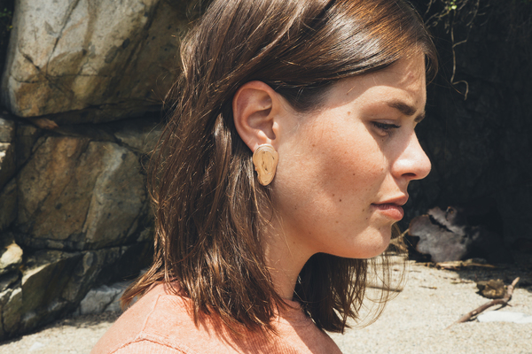 GARMENTORY EXCLUSIVE | Leigh Miller Rose Gold Plated Ostra Earrings 