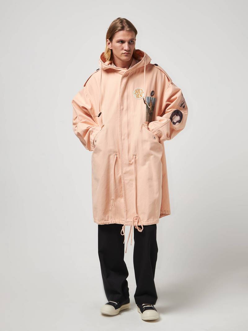 トップス Hood By Air Zip Gimmick Printed Parka トップス Hood By Air Zip Gimmick Printed Parka Hood By Air