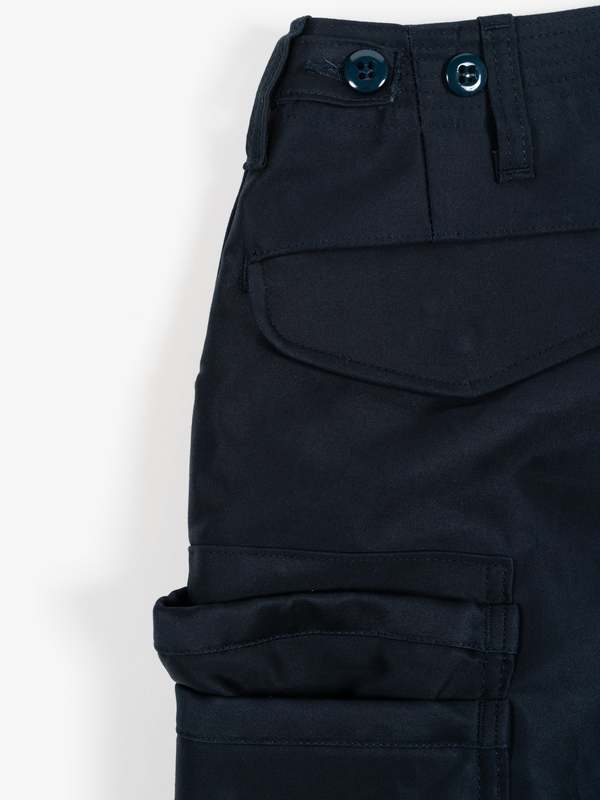 Sassafras Overgrown Pants - Navy Giza Cotton Moleskin