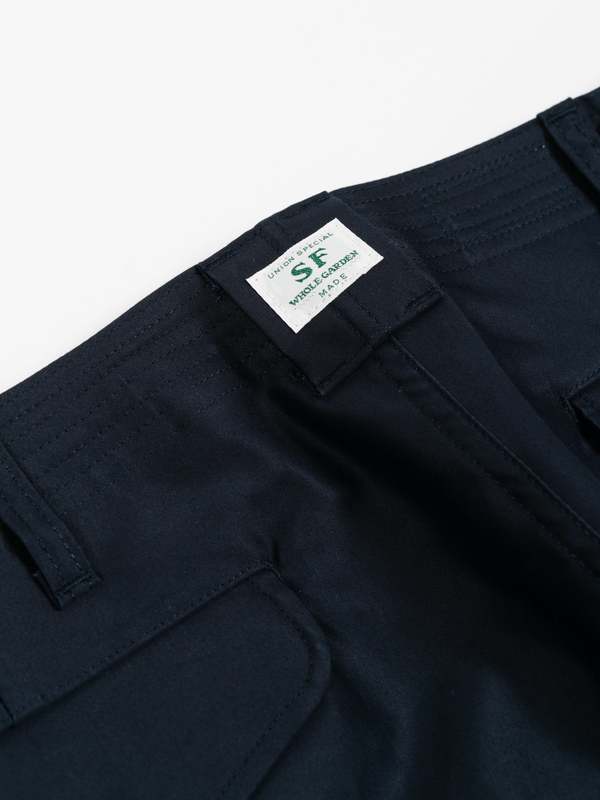 Sassafras Overgrown Pants - Navy Giza Cotton Moleskin