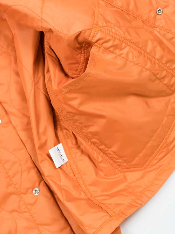 Sassafras Transplant Jacket - Orange Polyester Quilting | Garmentory