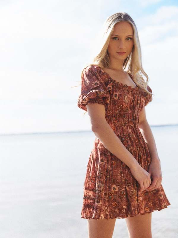 juniper mini dress mocha Juniper Mini Dress