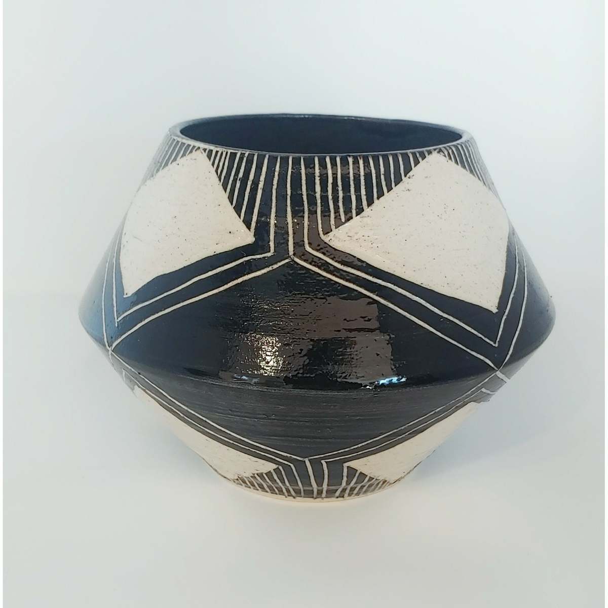 Little Bear Pots Small Graphic Planter - Black/White - Image 2 of 3