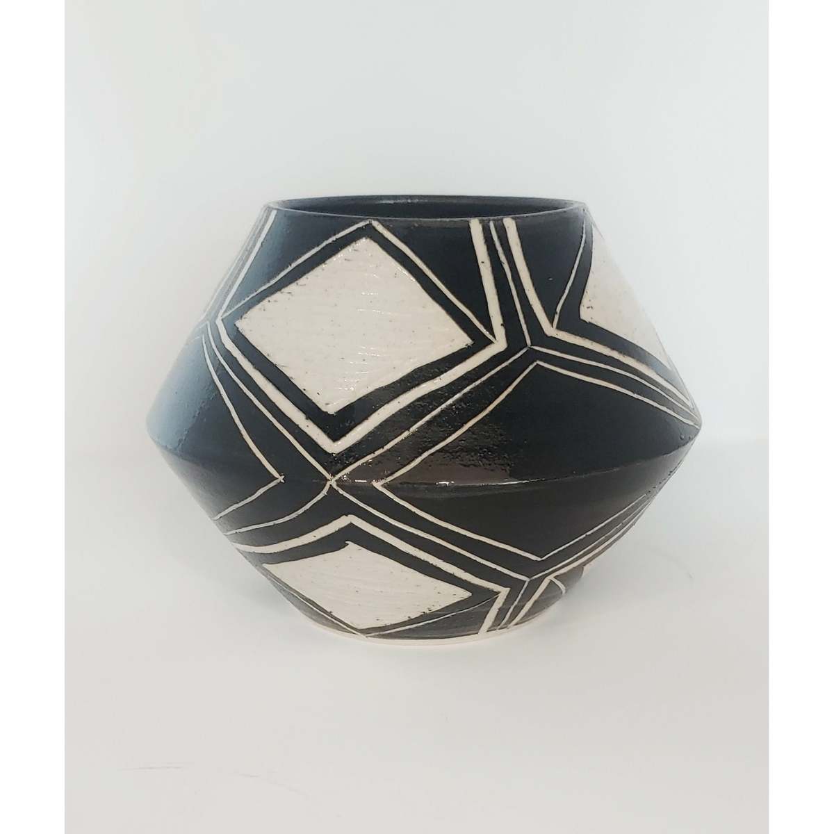 Little Bear Pots Small Graphic Planter - Black/White - Image 3 of 3