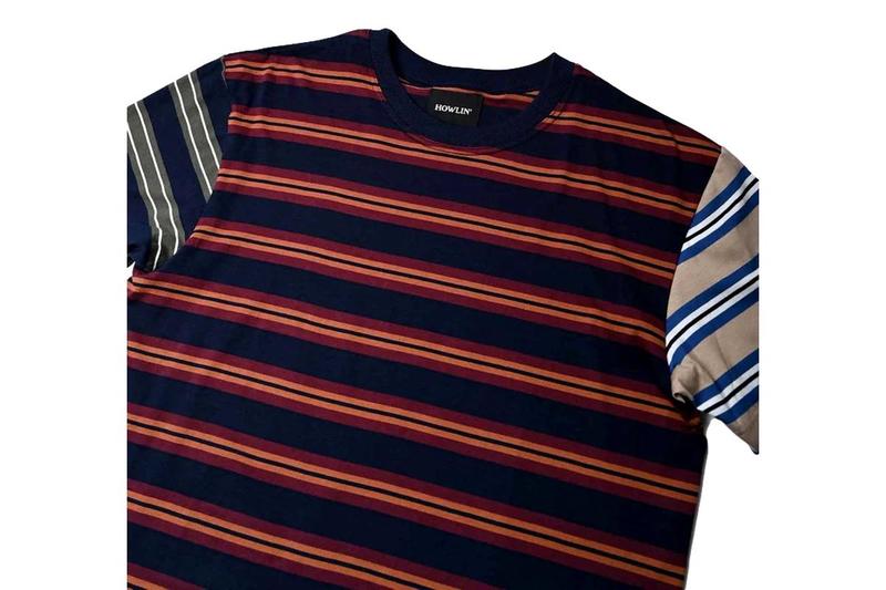 Tシャツ・カットソー HOWLIN SS23 COTTON SHIRT (MAGICWORKSHIRT_NAVY) Howlin' Howlin Navy Blue Stretch Cotton Magic Work Shirt