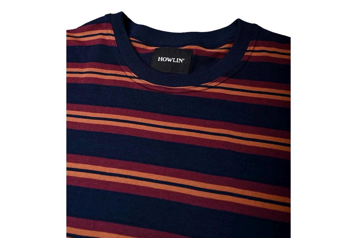 Tシャツ・カットソー HOWLIN SS23 COTTON SHIRT (COCKTAILDAMORE_NAVYSTRIPES) Howlin' Love To Fly T-shirt - Navy | Garmentory