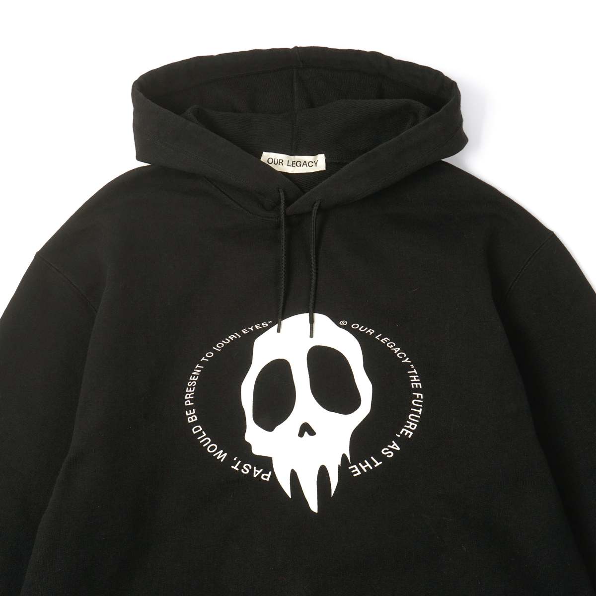 Our Legacy LOOSE HOODIE - MAVERICK SKULL PRINT | Garmentory