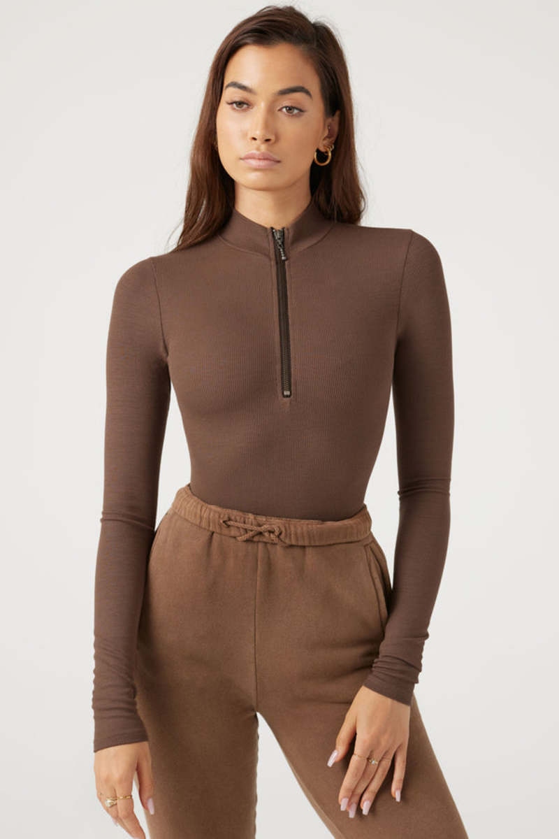 Joah Brown HALF ZIP MOCK NECK Garmentory