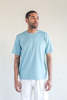 Auralee LUSTER PLAITING TEE - TURQUOISE BLUE - Thumbnail 3
