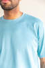 Auralee LUSTER PLAITING TEE - TURQUOISE BLUE - Thumbnail 6