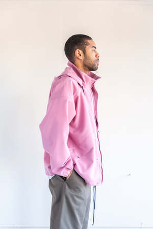 Auralee WOOL MAX CANVAS HOODED BLOUSON | Garmentory