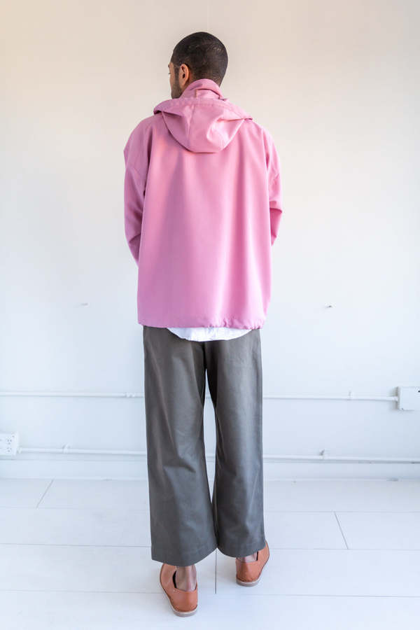 Auralee WOOL MAX CANVAS HOODED BLOUSON | Garmentory