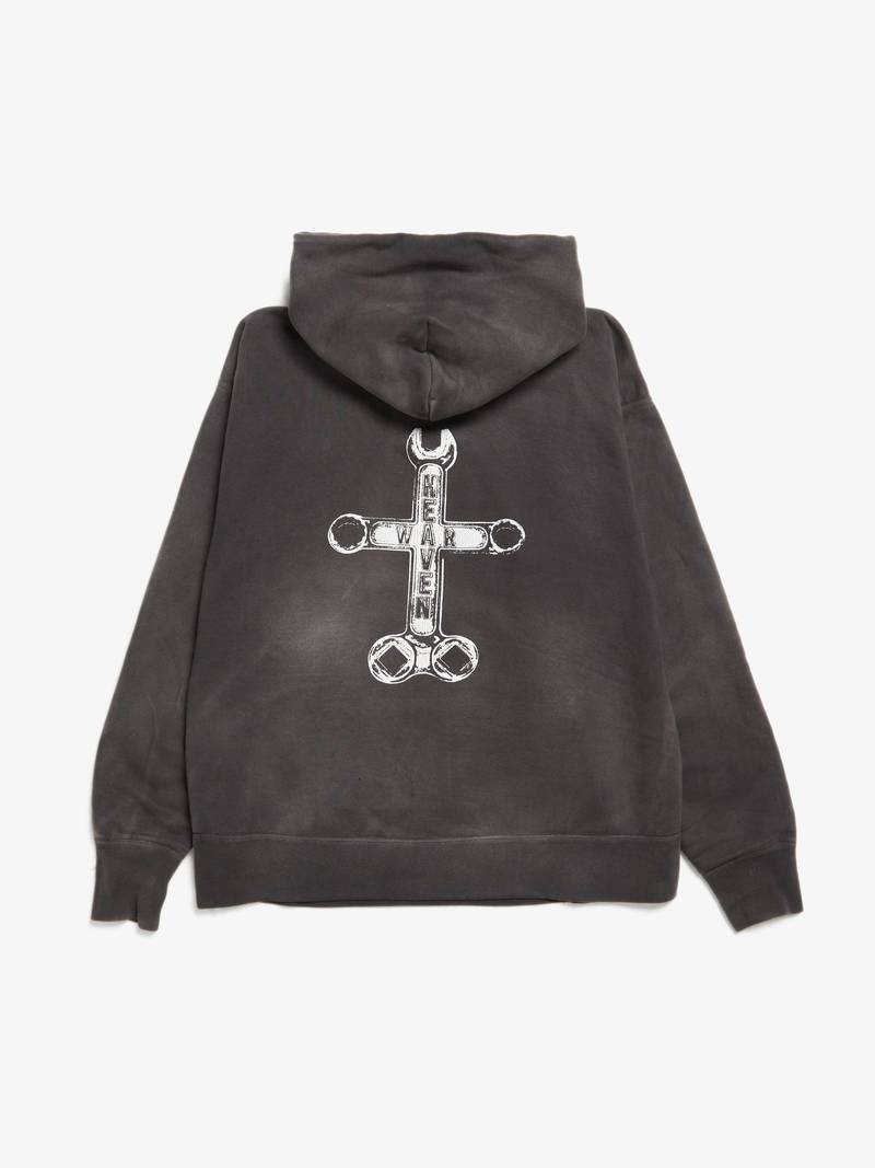 トップス SAINT MICHAEL HOODIE SAINT GRAY SAINT MICHAEL/Hoodie/L/Cotton/GRY/possession arc logo – 2nd