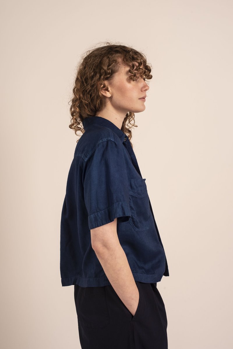 Blue Blue Japan Kusaki Zome Trone Shirt