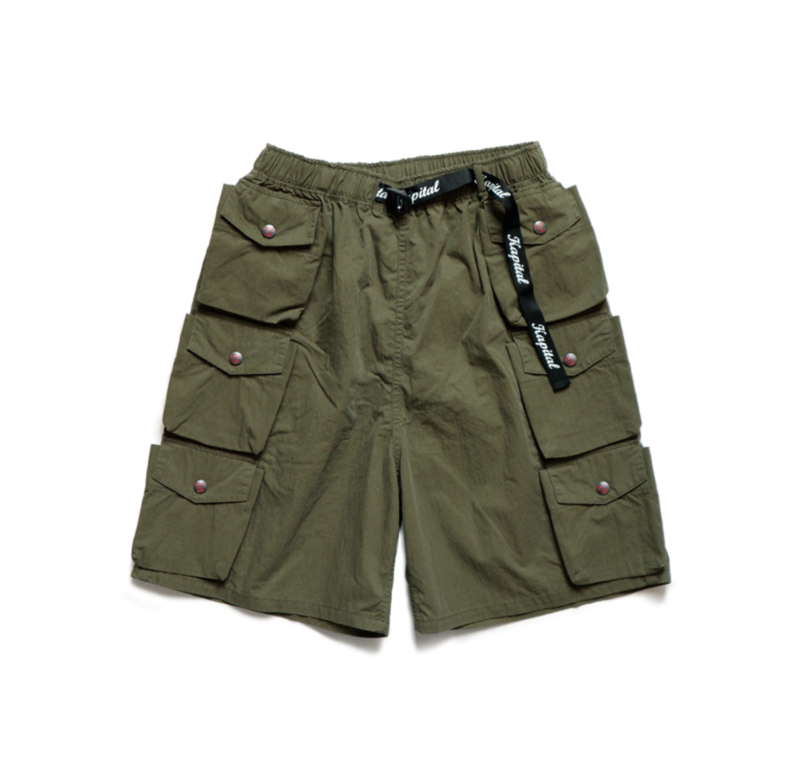 KAPITAL Ripstop Nam Shorts ショートパンツ Kapital Ripstop Nam Shorts - Khaki | Garmentory