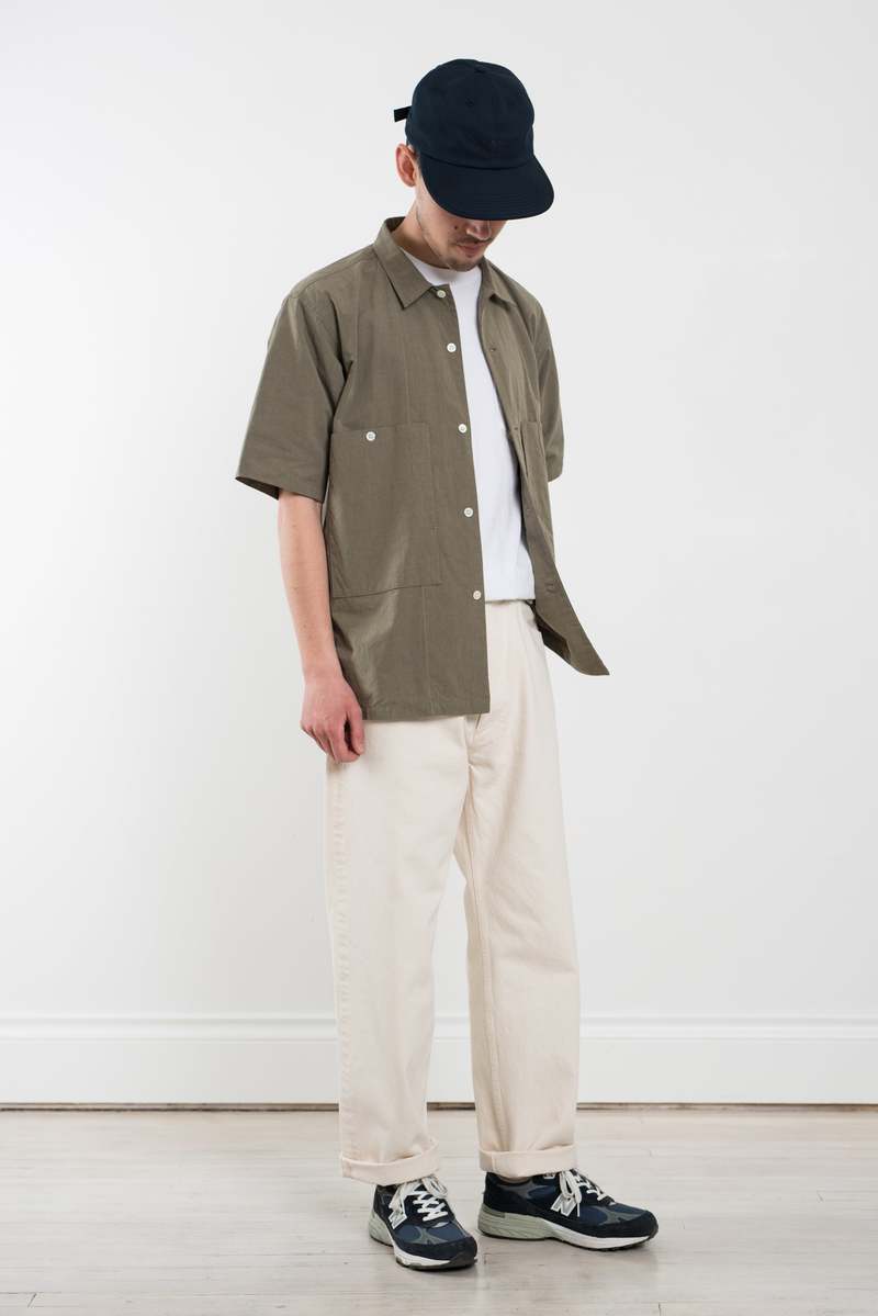 ENDS and MEANS Corfu Shirt - Olive | Garmentory
