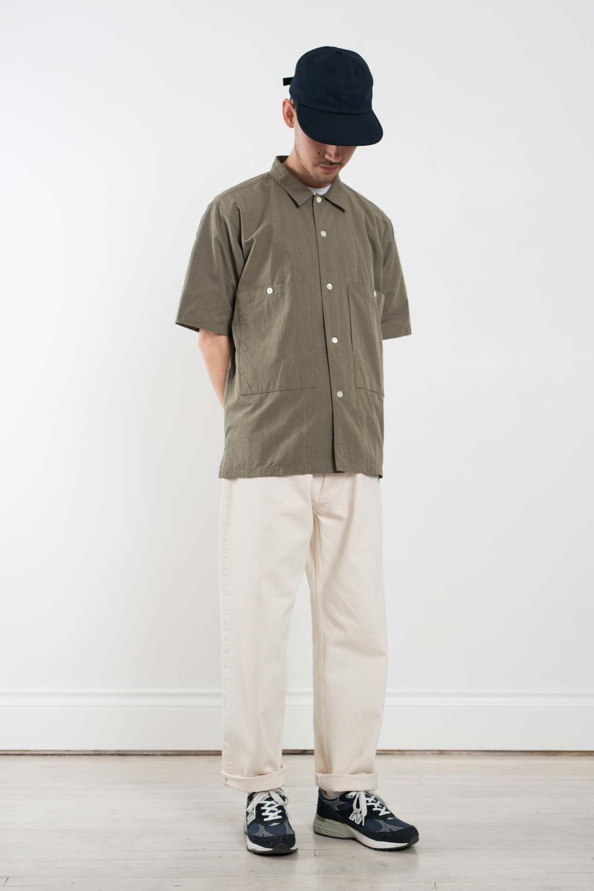 半額ストア Corfu MEANS and ENDS Shirt Garmentory | Olive - トップス