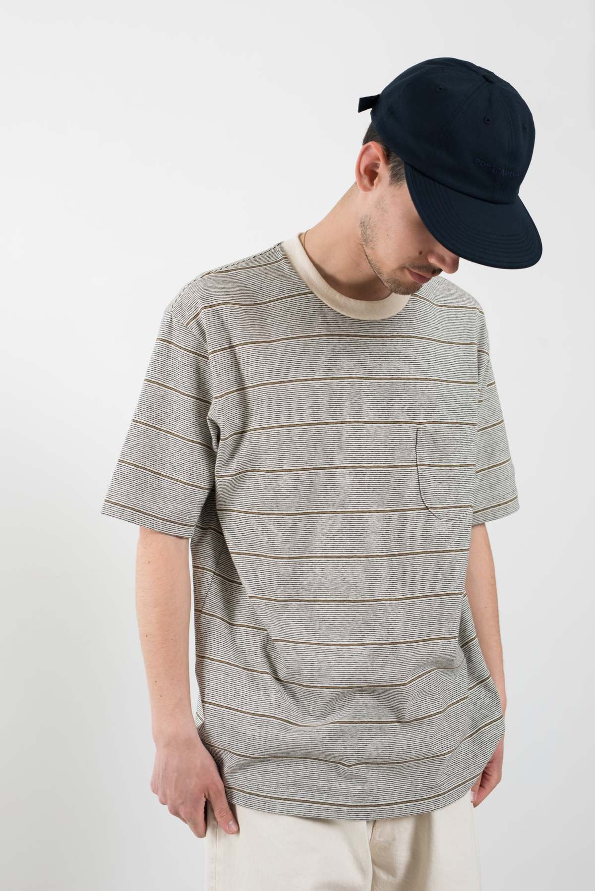 トップス ENDS and MEANS Pocket L/S Tee Porridge S ENDS and MEANS - Pocket Tee / Porridge | Stripe Online Store
