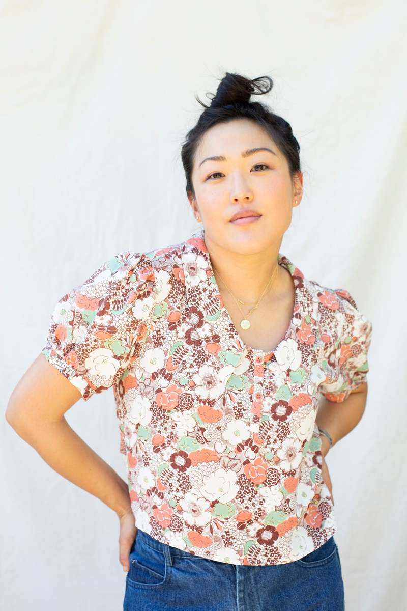 Myrtle Harlow Blouse - Terracotta Rose