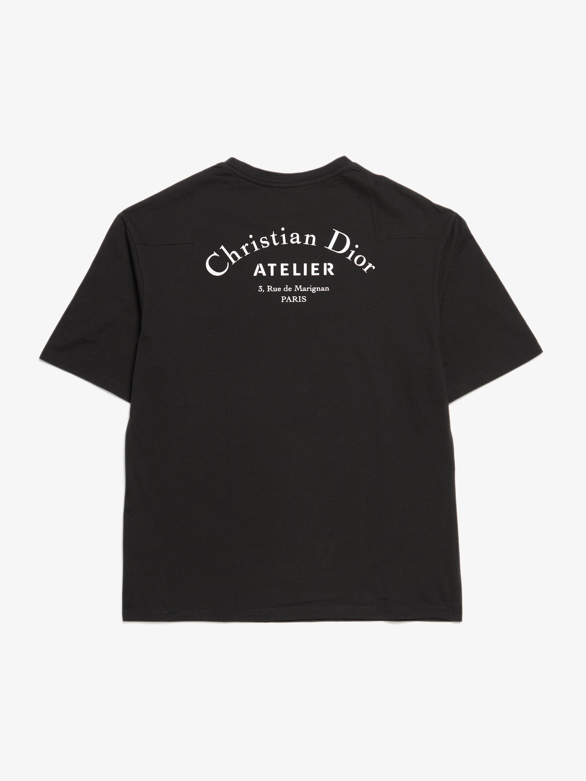 Dior M Logo Cotton T-shirt - BLACK | Garmentory