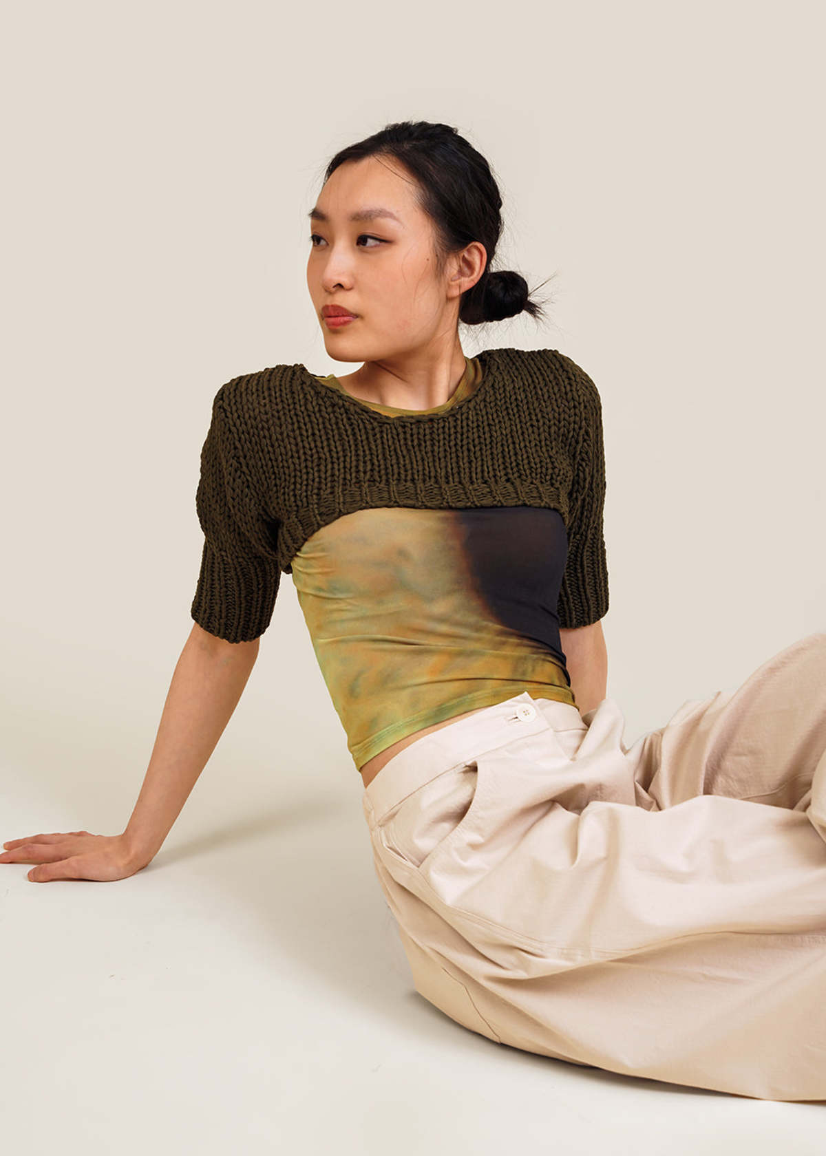 Paloma Wool Odile Top - Khaki Green | Garmentory