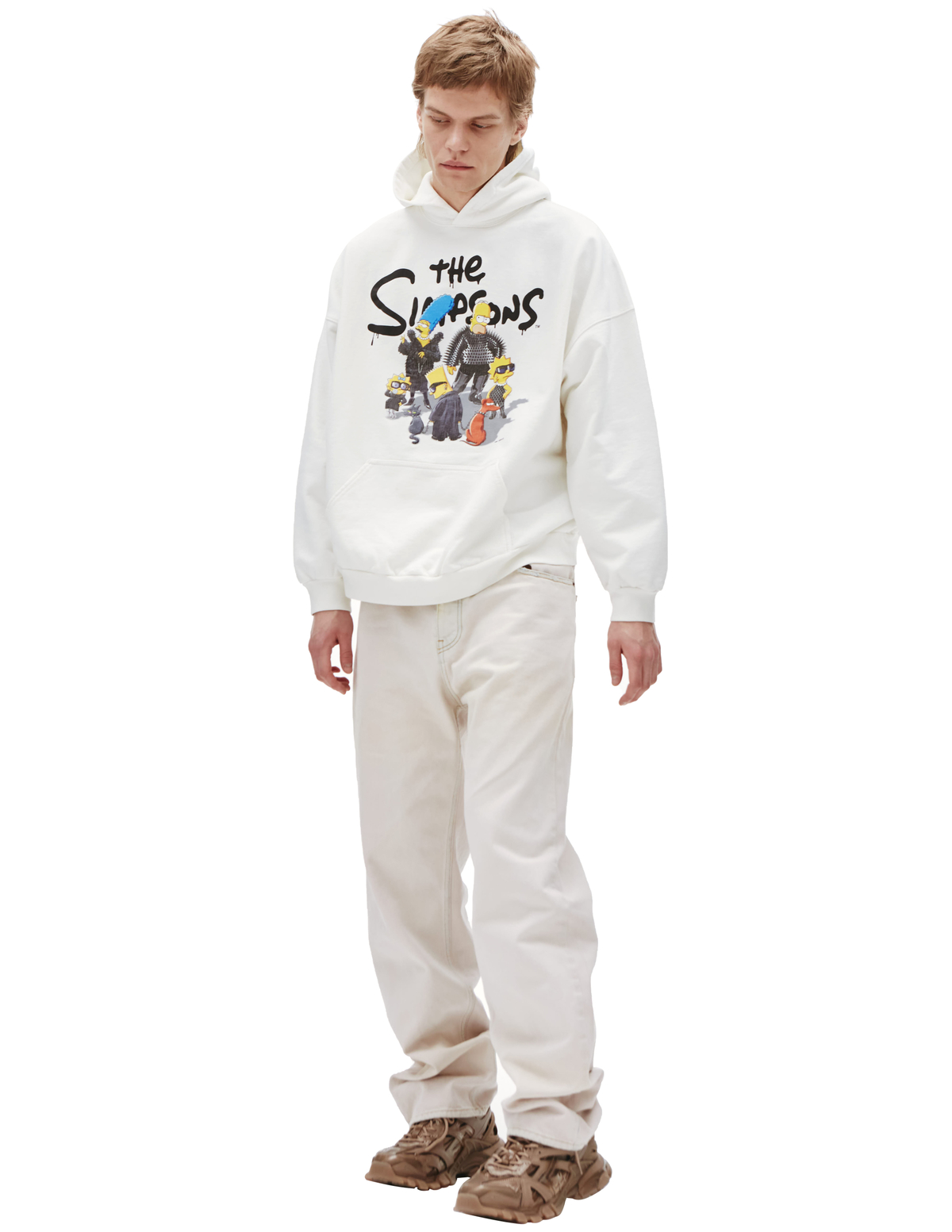 Balenciaga x The Simpsons Cotton Hoodie | Garmentory