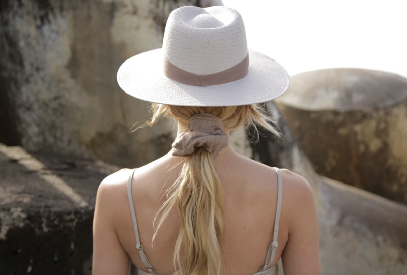 KIN THE LABEL Gia Hat - Gray | Garmentory display picture 2