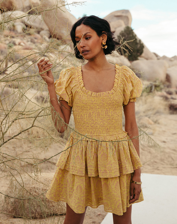 Cleobella LUNA MINI DRESS - CAMELLIA | Garmentory Cleobella LUNA MINI DRESS - CAMELLIA | Garmentory