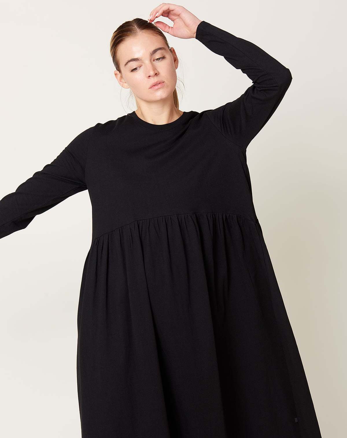 long sleeve maxi dress western Western Denim Maxi Dress