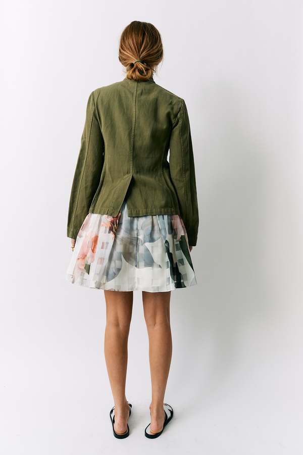 Nili Lotan CAMBRE Jacket - Olive | Garmentory