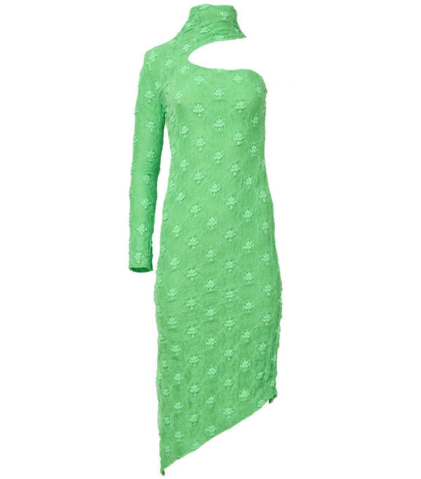 Rejina Pyo Kiki Dress - Cloque Fil Coupe Green | Garmentory Rejina Pyo Kiki Dress - Cloque Fil Coupe Green | Garmentory