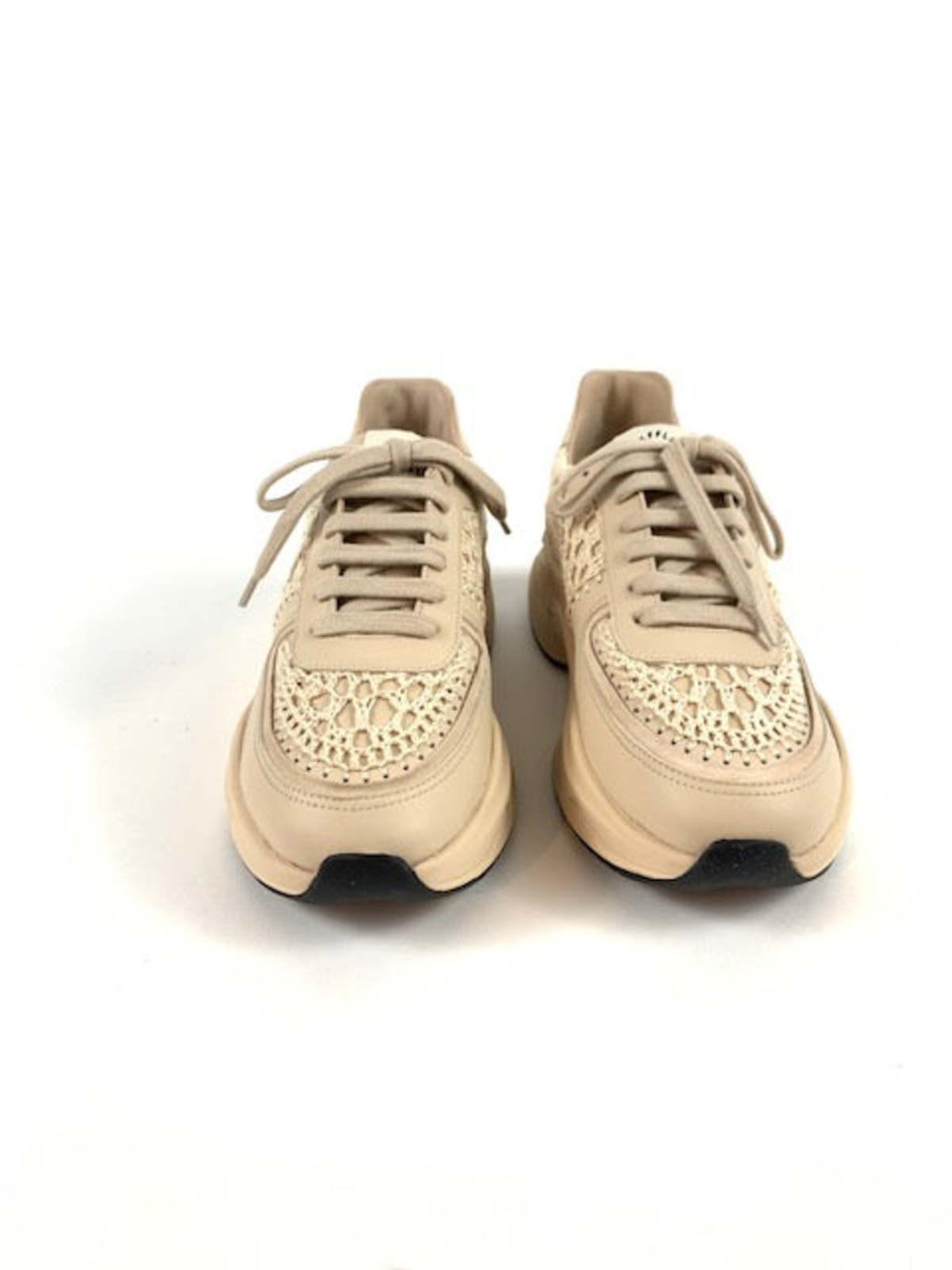 Loeffler Randall Tilda Chunky Sneaker - Tan/Cream | Garmentory