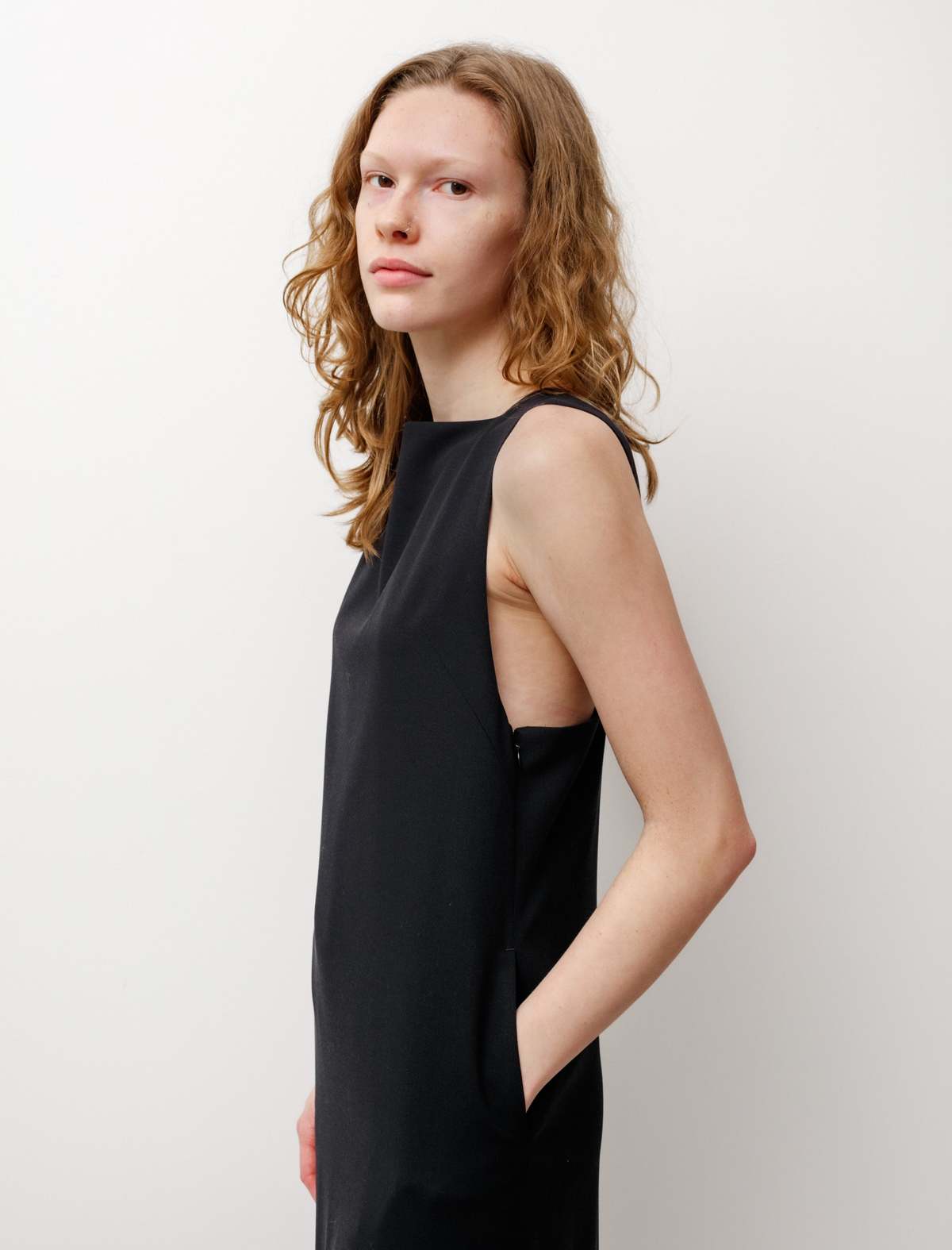 美品　AURALEE HARD TWIST SMOOTH DRESS rennes — Auralee | Hard Twist Smooth Dress in Black